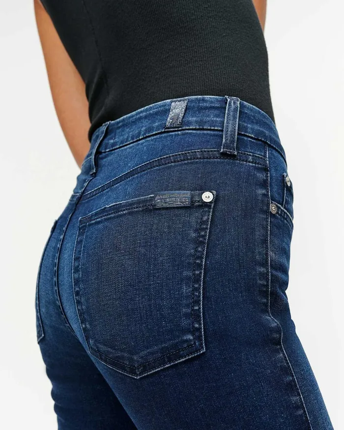 Women 7 For All Mankind Ankle Bair Ankle Skinny In Varnish