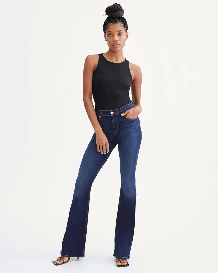 Women 7 For All Mankind High Waist Slim Illusion High Waist Ali In Luxe Tried And True