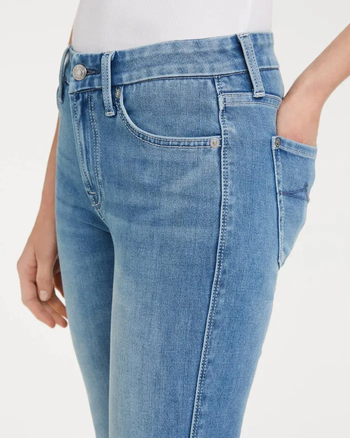 Women 7 For All Mankind Mid Rise Kimmie Bootcut In Langley
