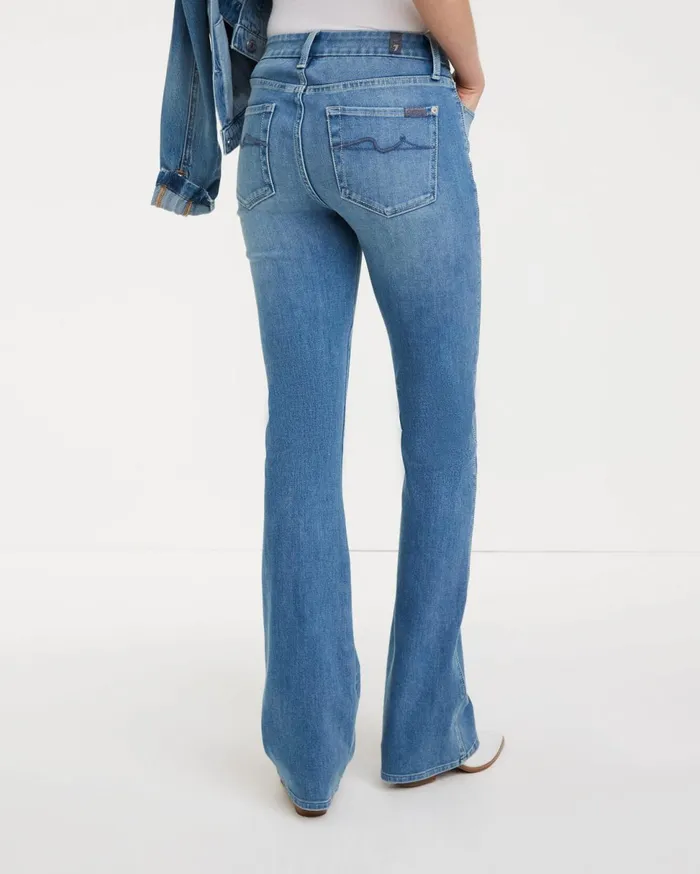 Women 7 For All Mankind Mid Rise Kimmie Bootcut In Langley