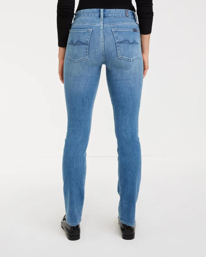 Women 7 For All Mankind Mid Rise Kimmie Straight In Langley