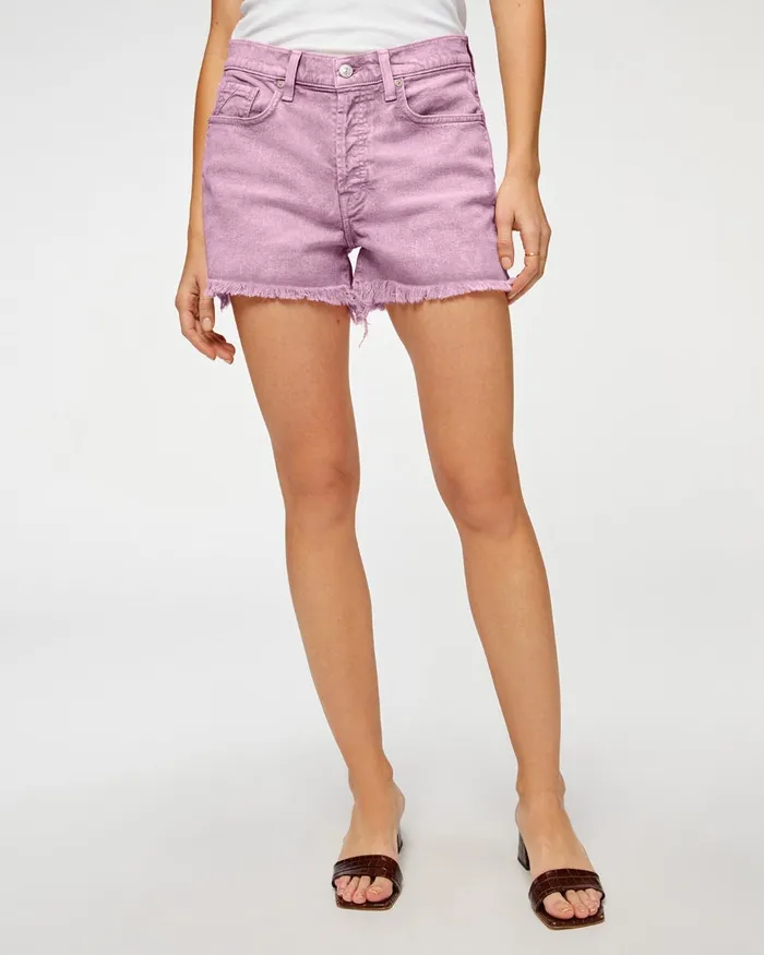Women 7 For All Mankind Shorts 038 Skirts Monroe CutOff Short In Mineral Sorbet