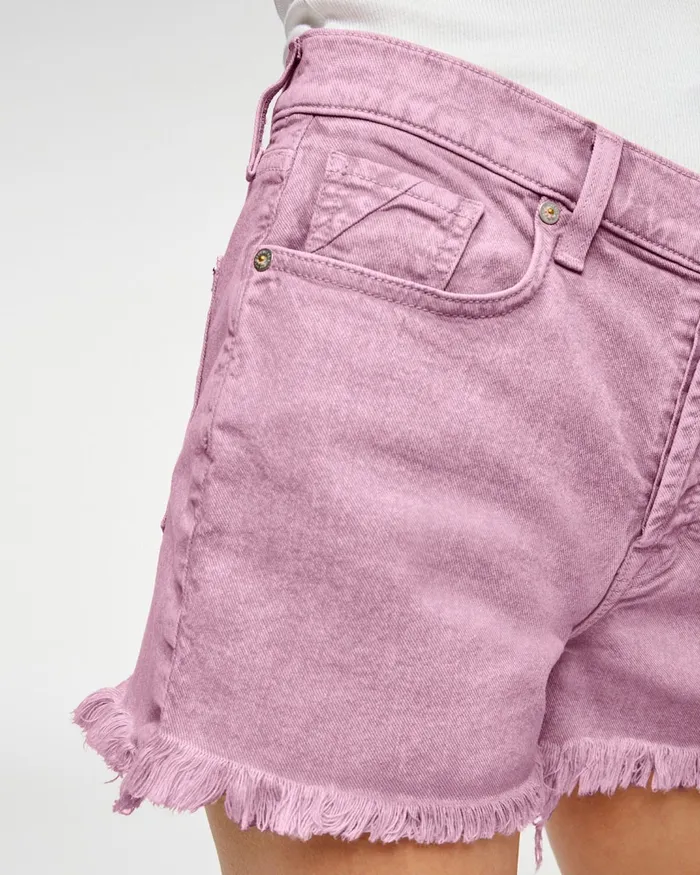 Women 7 For All Mankind Shorts 038 Skirts Monroe CutOff Short In Mineral Sorbet