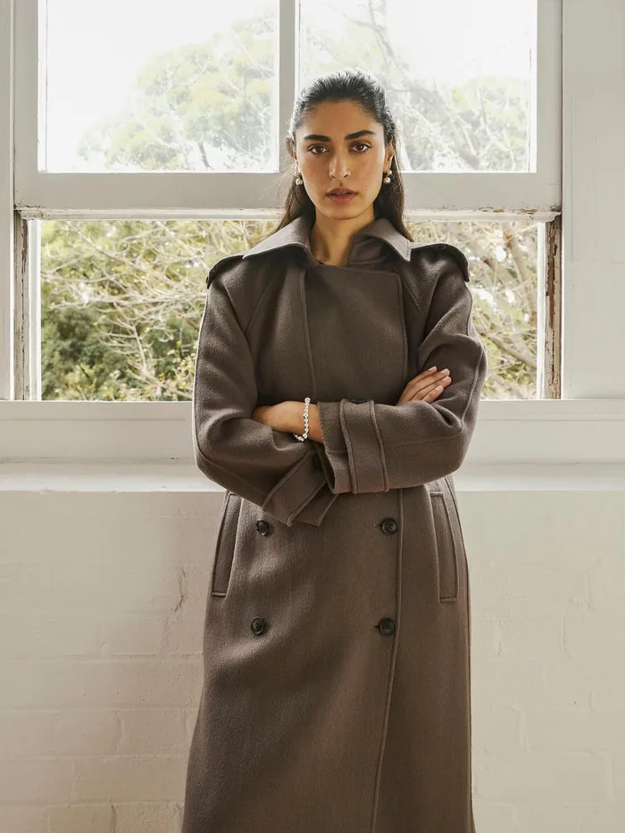 Women AEmery 8211 Elmore Coat In Graphite The UNDONE Maternity