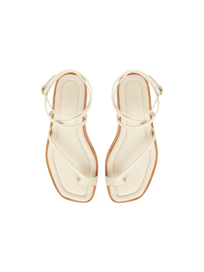 Women AEmery 8211 Piper Sandal In Egg Shell White The UNDONE Sandals