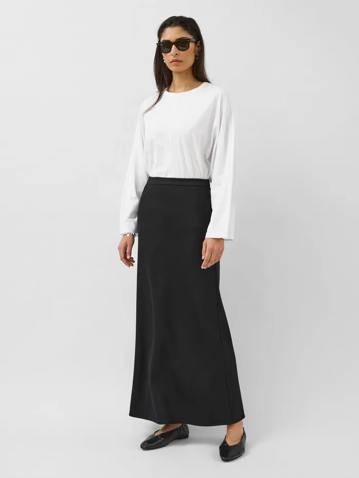 Women AEmery 8211 Una Long Sleeve Top In White Parchment The UNDONE Maternity
