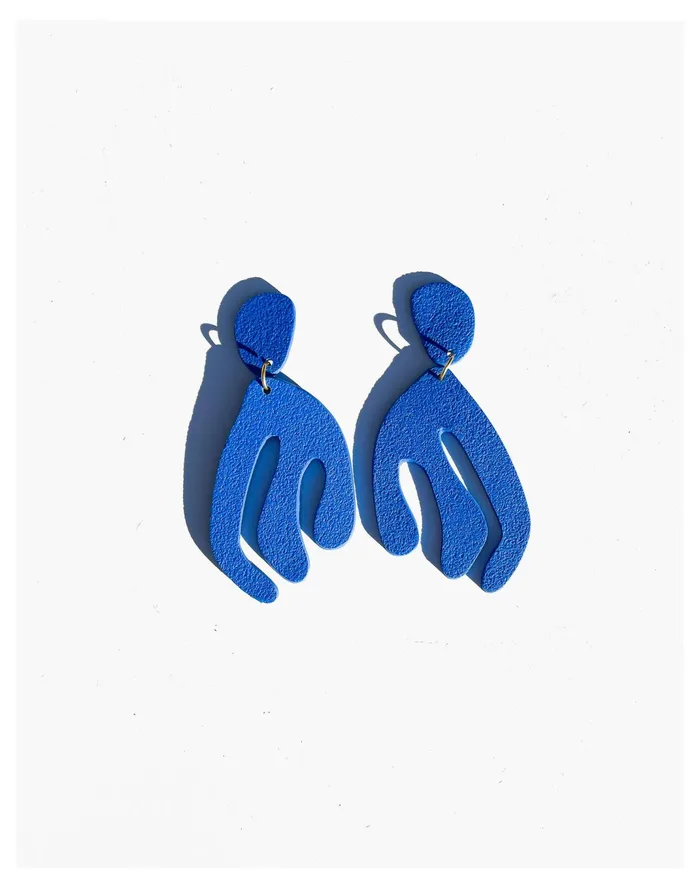 Women Abcrete and Co Matisse Drop Earrings Cobalt Blue Madewell Earrings