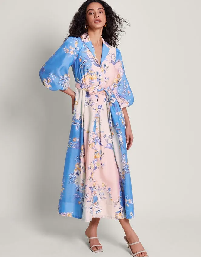 Women Adela Shirt Dress Blue Monsoon Dresses