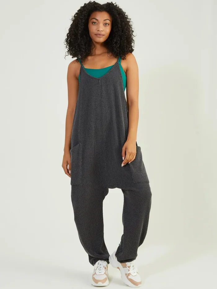 Women Altar039d State Activewear Go Easy Ribbed OnePiece Charcoal