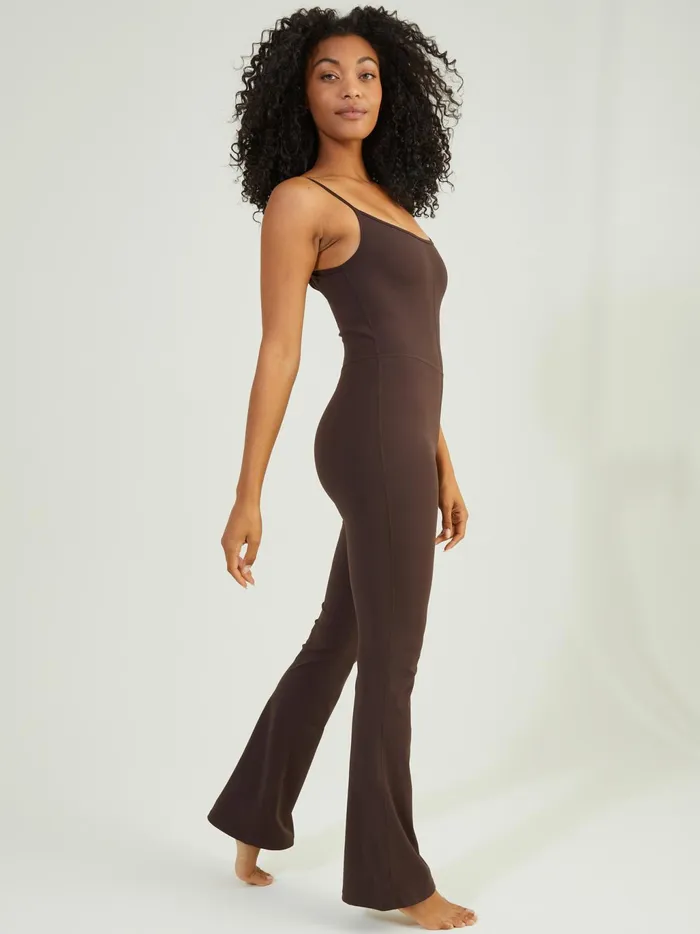 Women Altar039d State Activewear Rise Up Flare OnePiece Chocolate