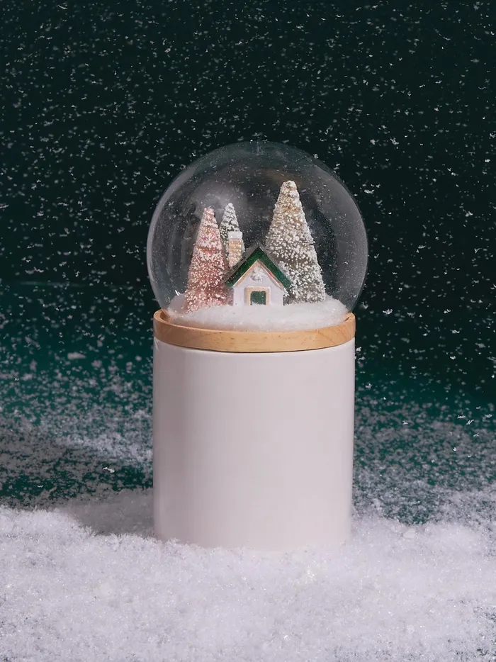 Women Altar039d State Bath Beauty Green Snow Globe Candle Green