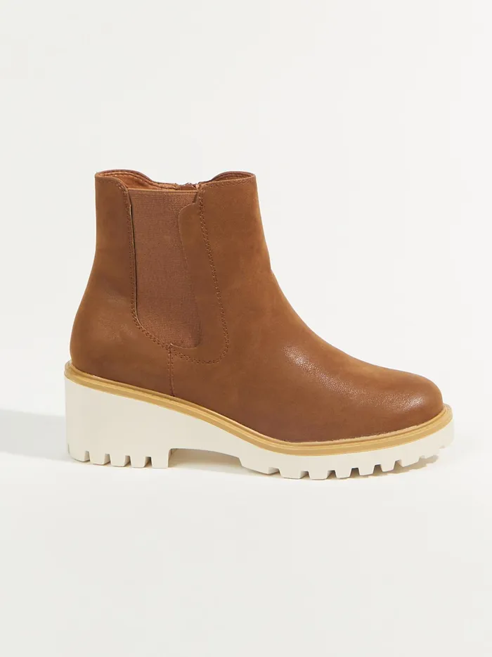 Women Altar039d State Boots Booties Ezri Wedged Boots Cognac