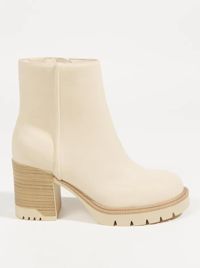 Women Altar039d State Boots Booties Lolla Lug Sole Boots Beige