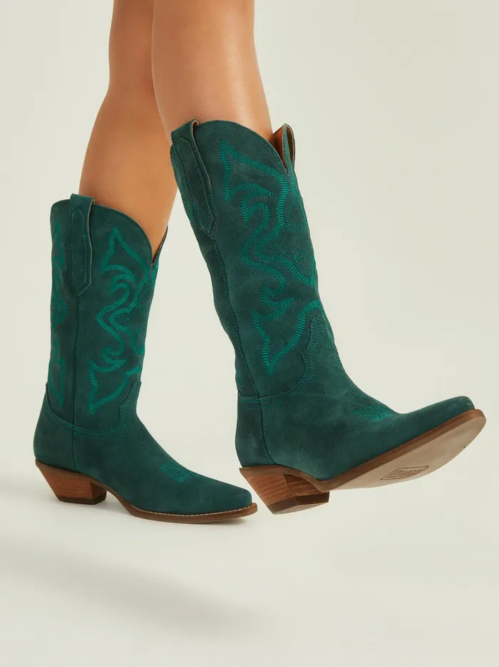 Women Altar039d State Boots Booties Out West Boots By Dingo Green