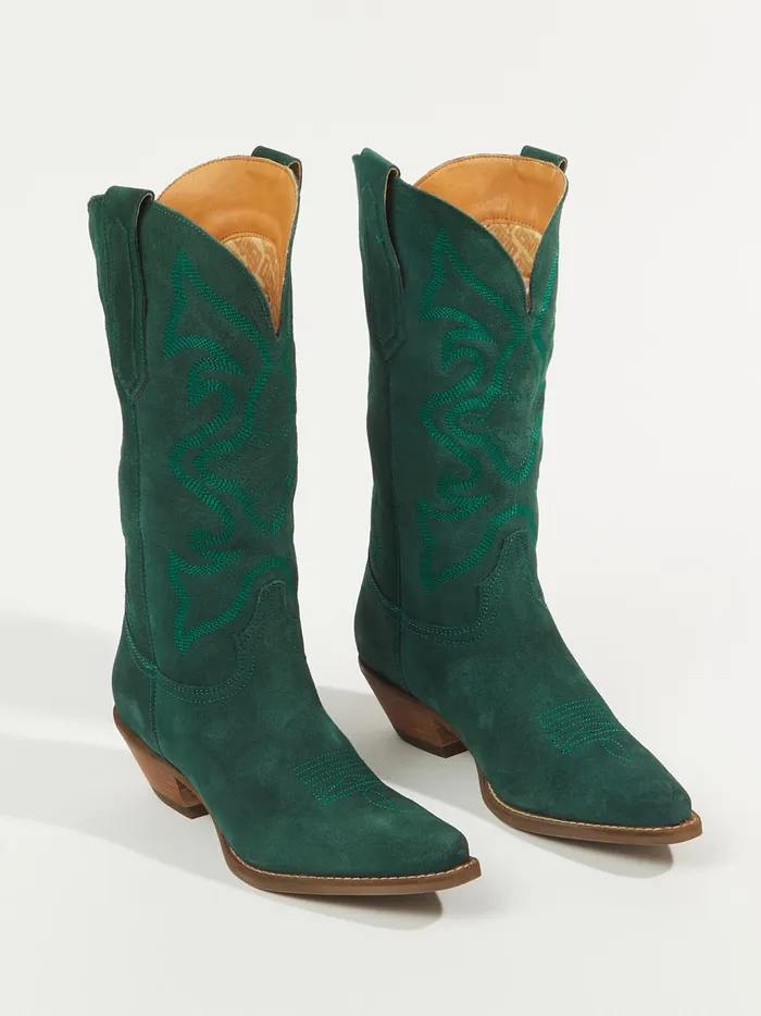 Women Altar039d State Boots Booties Out West Boots By Dingo Green