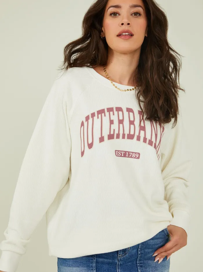 Women Altar039d State Graphics Outerbanks Corded Pullover Jetstream