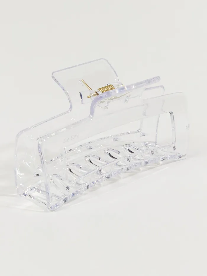 Women Altar039d State Hair Accessories Grande Rectangle Claw Clip Clear