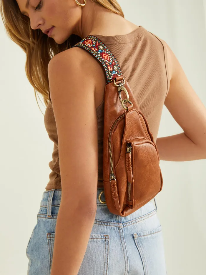 Women Altar039d State Handbags Ramsey Sling Bag Tan