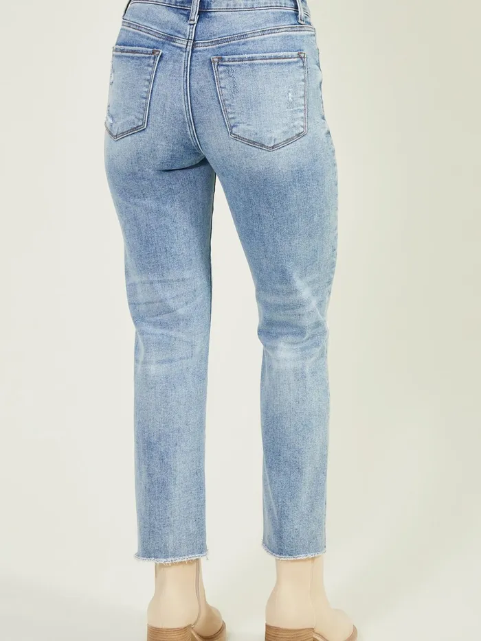 Women Altar039d State Jeans Victoria Straight Leg Jeans Mediumwash
