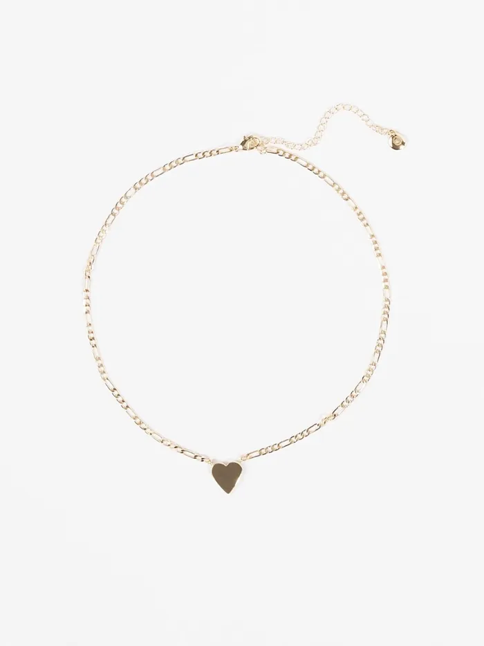 Women Altar039d State Jewelry Heart Chain Link Necklace Gold