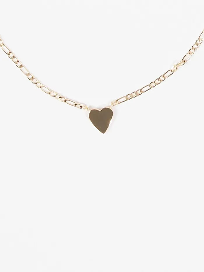 Women Altar039d State Jewelry Heart Chain Link Necklace Gold