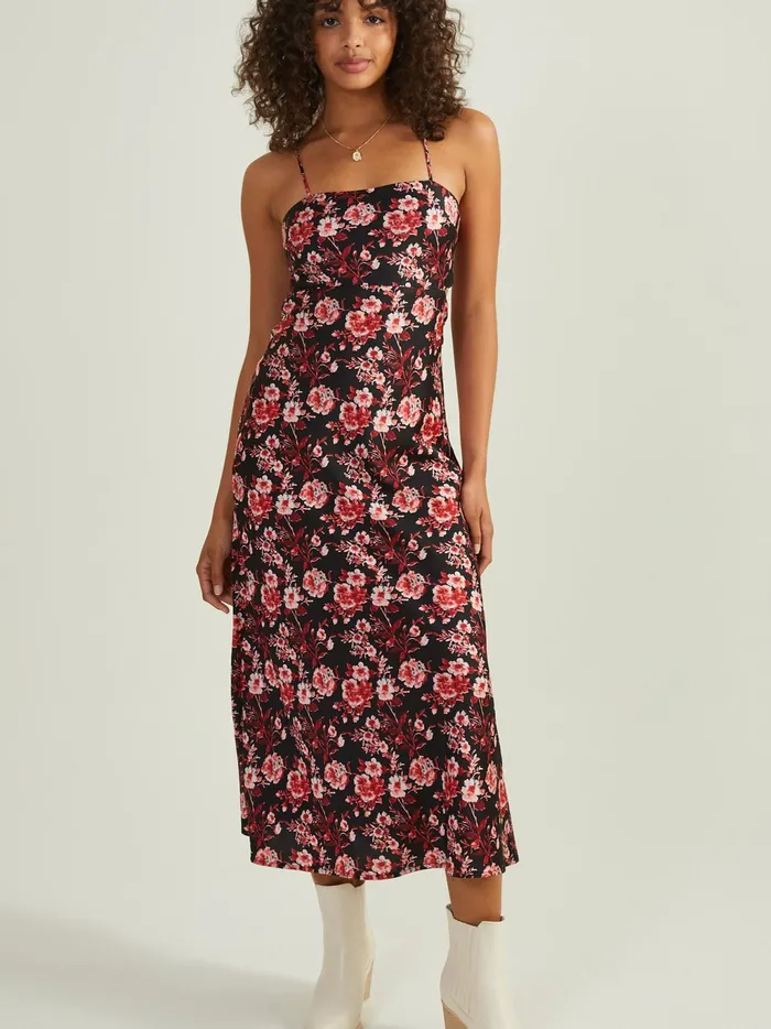 Women Altar039d State Maxi Midi Nolia Floral Maxi Dress Blackmulti