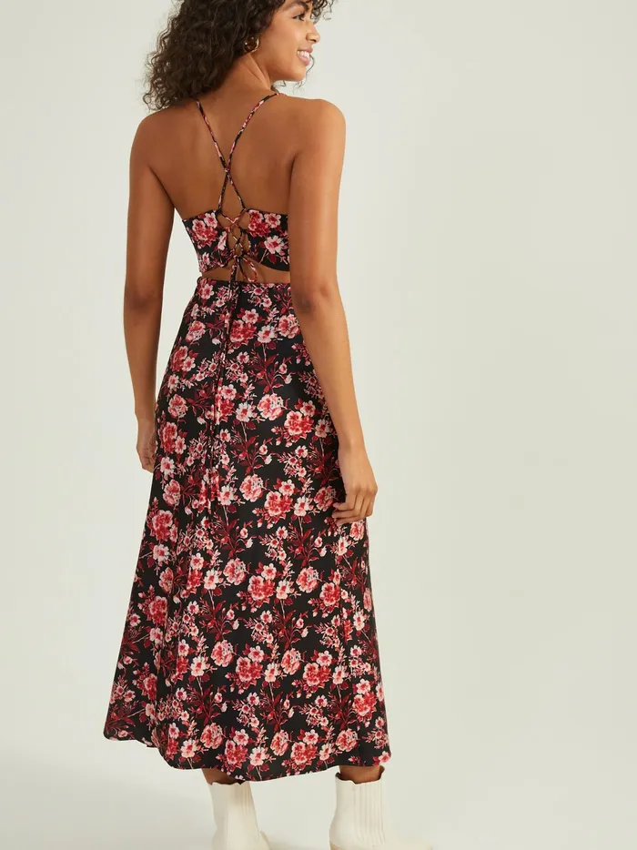 Women Altar039d State Maxi Midi Nolia Floral Maxi Dress Blackmulti