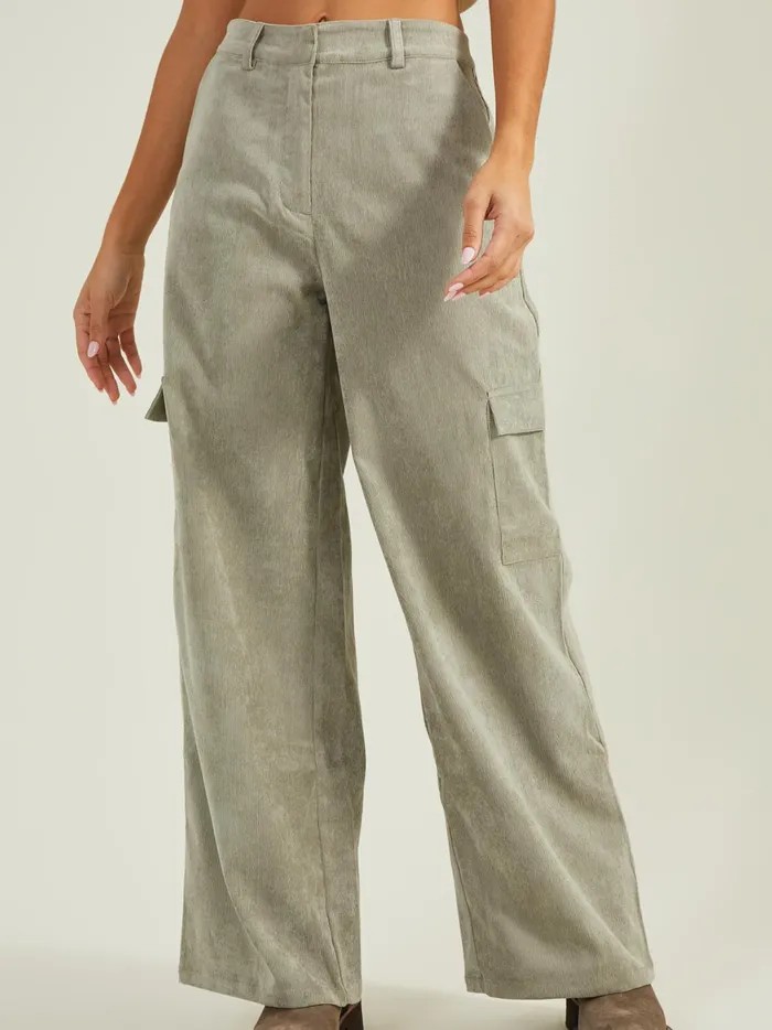 Women Altar039d State Pants Frankie Corduroy Cargo Pants Vetiver