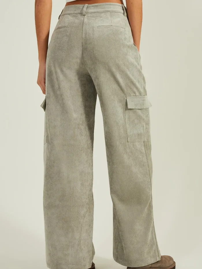 Women Altar039d State Pants Frankie Corduroy Cargo Pants Vetiver