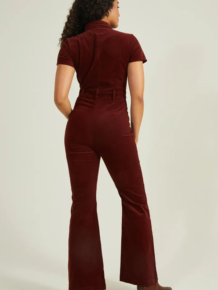 Women Altar039d State Rompers Jumpsuits Calliope Flare Jumpsuit Wine