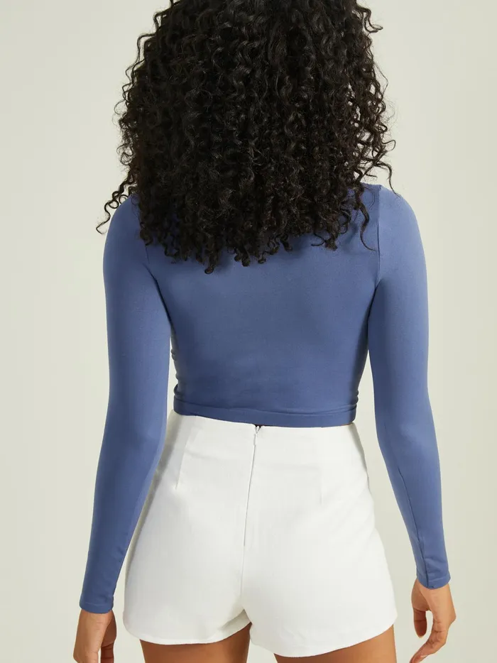 Women Altar039d State Sleep Lounge Arya Seamless Scoop Neck Top Denimblue