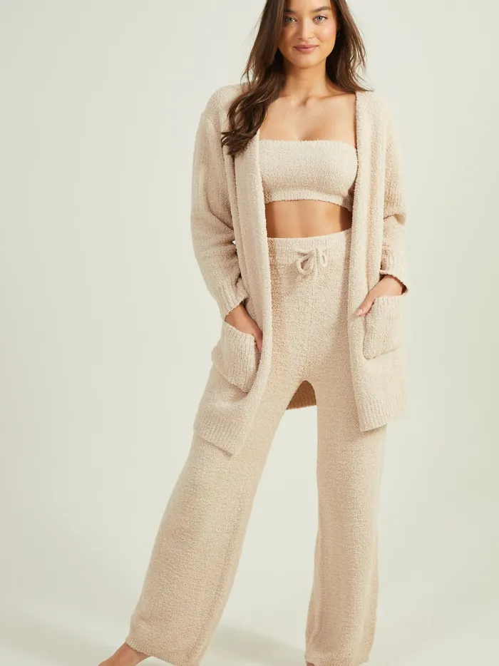 Women Altar039d State Sleep Lounge Harper Fuzzy Lounge Pants Taupe