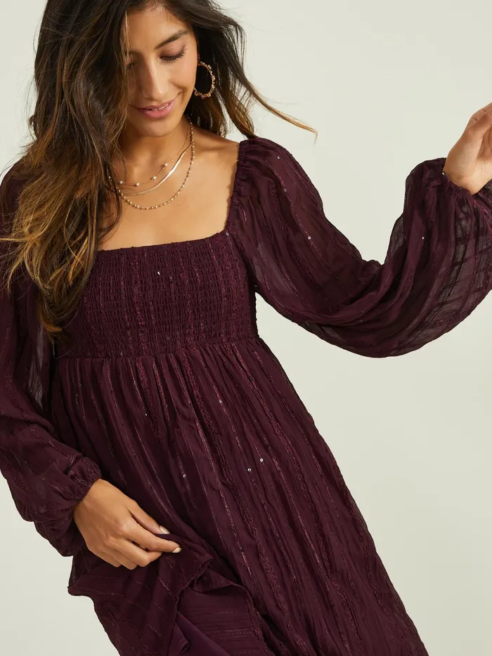 Women Altar039d State Special Occasion Isabella Embroidered Dress Winetasting