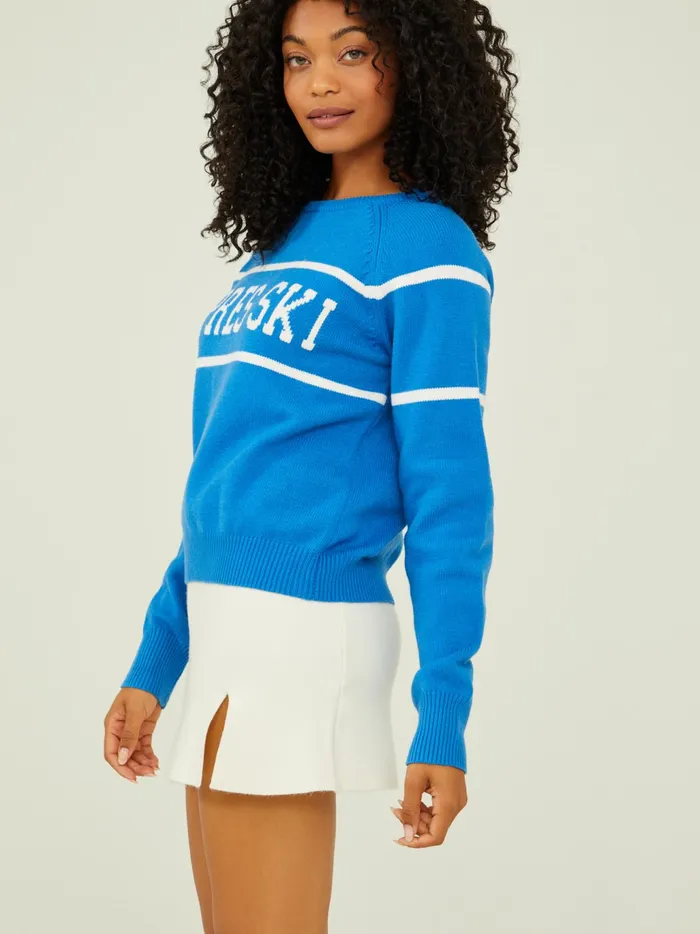 Women Altar039d State Sweaters Aprs Ski Pullover Bluewhite