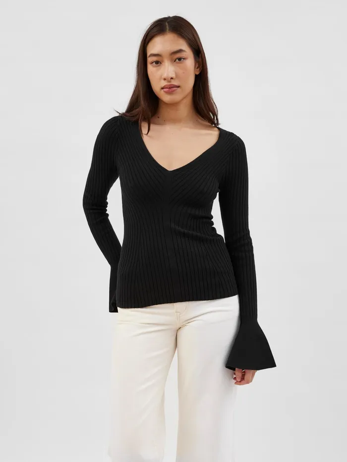 Women Anna Quan 8211 Imelda Top In Black Raven The UNDONE Tops