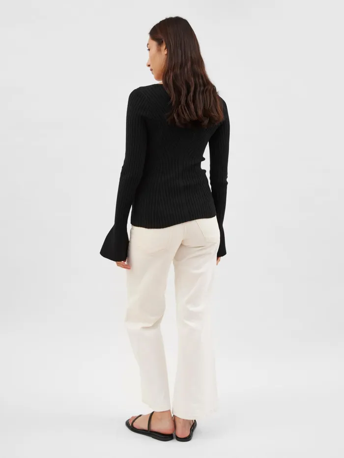 Women Anna Quan 8211 Imelda Top In Black Raven The UNDONE Tops