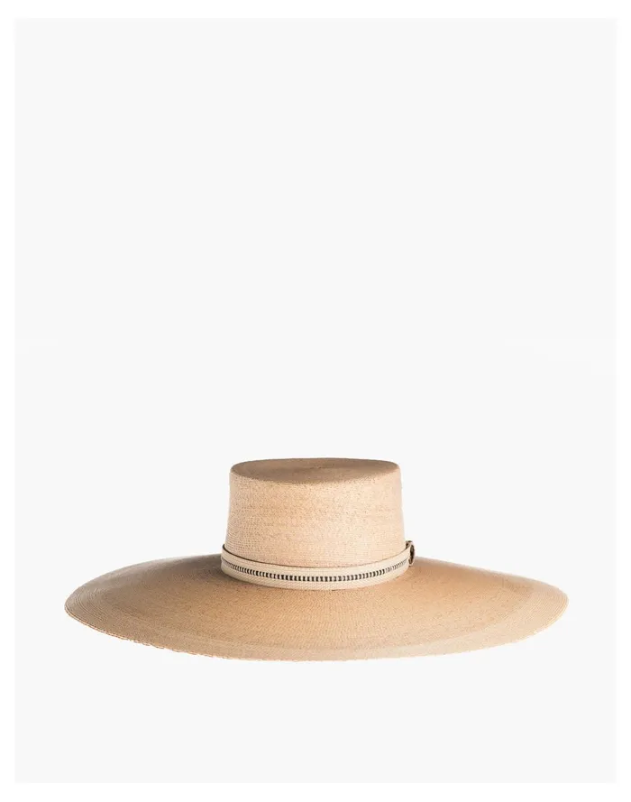 Women ASN Straw Rosalia Wide Brimmed Hat Natural Madewell Hats