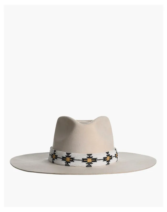 Women ASN Wool Felt Santa Fe Rancher Hat Cream Madewell Hats