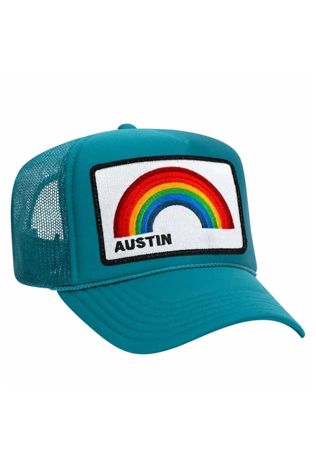 Women AUSTIN RAINBOW TRUCKER HAT Aviator Nation TruckerHats Women AUSTIN RAINBOW TRUCKER HAT Aviator Nation TruckerHats