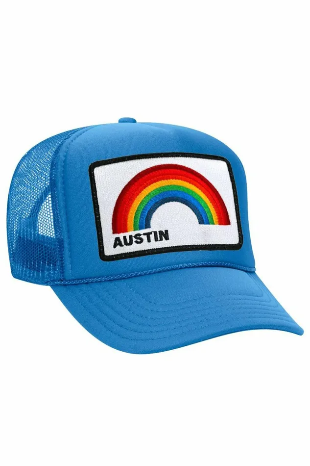 Women AUSTIN RAINBOW TRUCKER HAT Aviator Nation TruckerHats Women AUSTIN RAINBOW TRUCKER HAT Aviator Nation TruckerHats