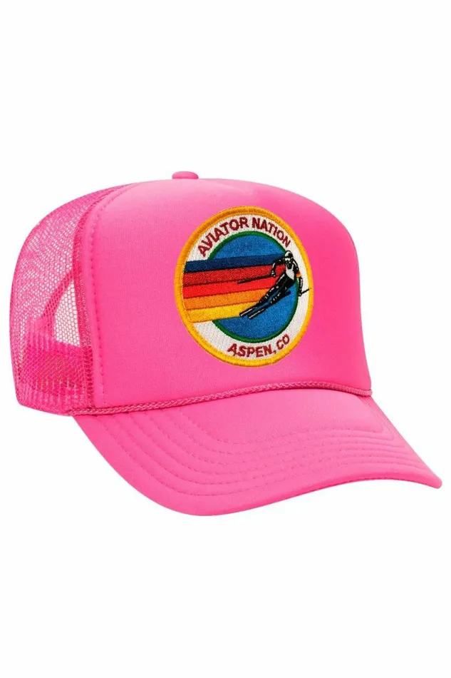 Women AVIATOR NATION ASPEN TRUCKER HAT Aviator Nation TruckerHats