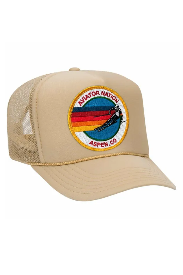 Women AVIATOR NATION ASPEN TRUCKER HAT Aviator Nation TruckerHats Women AVIATOR NATION ASPEN TRUCKER HAT Aviator Nation TruckerHats