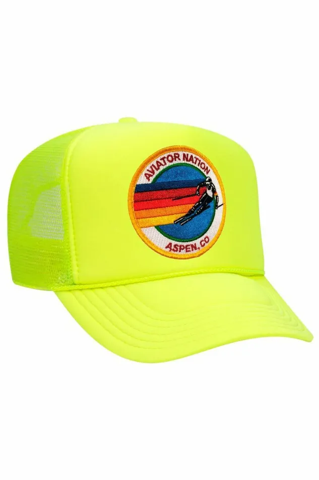 Women AVIATOR NATION ASPEN TRUCKER HAT Aviator Nation TruckerHats Women AVIATOR NATION ASPEN TRUCKER HAT Aviator Nation TruckerHats