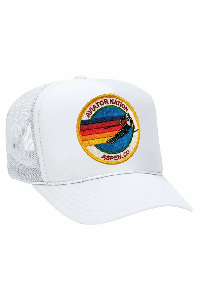 Women AVIATOR NATION ASPEN TRUCKER HAT Aviator Nation TruckerHats Women AVIATOR NATION ASPEN TRUCKER HAT Aviator Nation TruckerHats