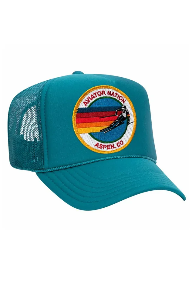 Women AVIATOR NATION ASPEN TRUCKER HAT Aviator Nation TruckerHats Women AVIATOR NATION ASPEN TRUCKER HAT Aviator Nation TruckerHats