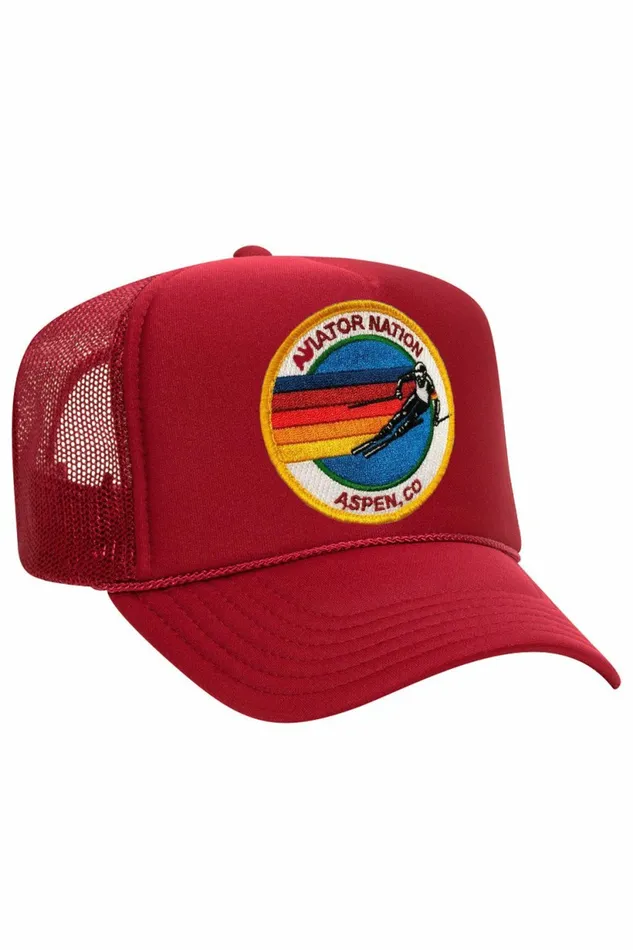 Women AVIATOR NATION ASPEN TRUCKER HAT Aviator Nation TruckerHats Women AVIATOR NATION ASPEN TRUCKER HAT Aviator Nation TruckerHats
