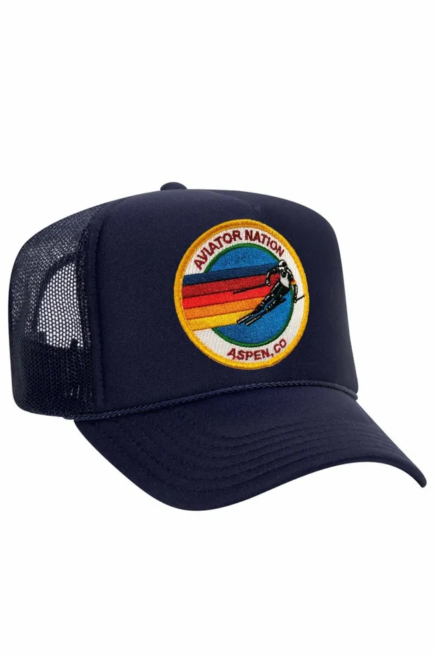 Women AVIATOR NATION ASPEN TRUCKER HAT Aviator Nation TruckerHats Women AVIATOR NATION ASPEN TRUCKER HAT Aviator Nation TruckerHats