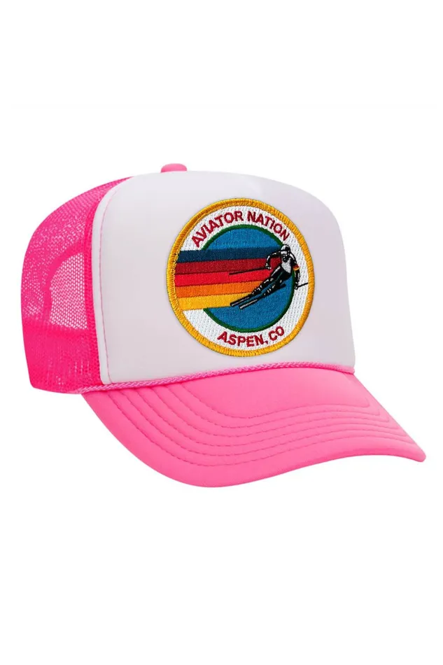 Women AVIATOR NATION ASPEN TRUCKER HAT Aviator Nation TruckerHats Women AVIATOR NATION ASPEN TRUCKER HAT Aviator Nation TruckerHats