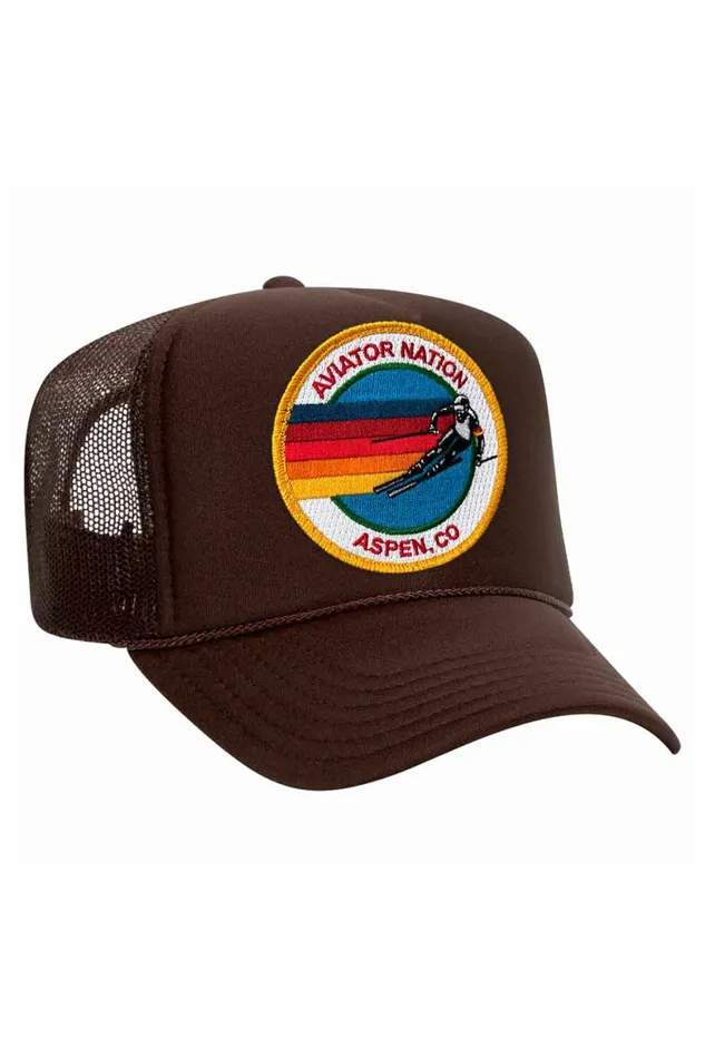Women AVIATOR NATION ASPEN TRUCKER HAT Aviator Nation TruckerHats Women AVIATOR NATION ASPEN TRUCKER HAT Aviator Nation TruckerHats