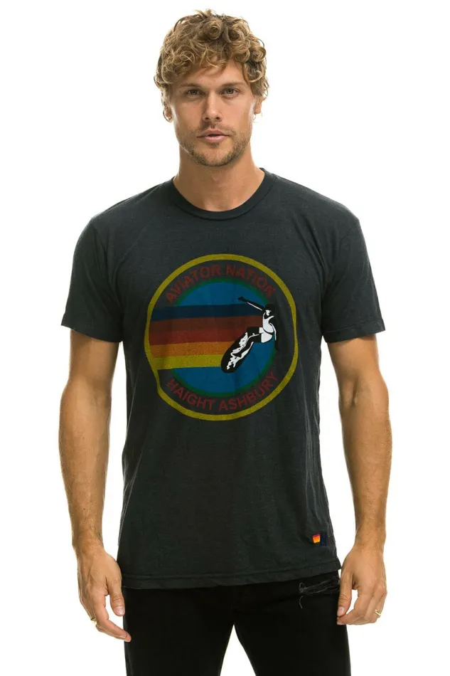 Women AVIATOR NATION HAIGHT ASHBURY TEE 8211 CHARCOAL Aviator Nation UnisexTees Women AVIATOR NATION HAIGHT ASHBURY TEE 8211 CHARCOAL Aviator Nation UnisexTees